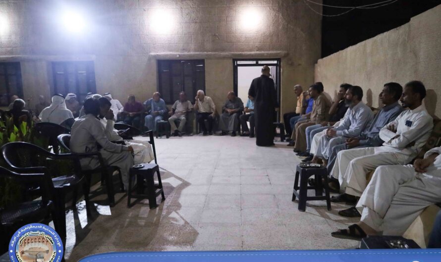 تنظيم سلسلة من الاجتماعات الجماهيرية في مضافات شيوخ ووجهاء العشائر في الرقة