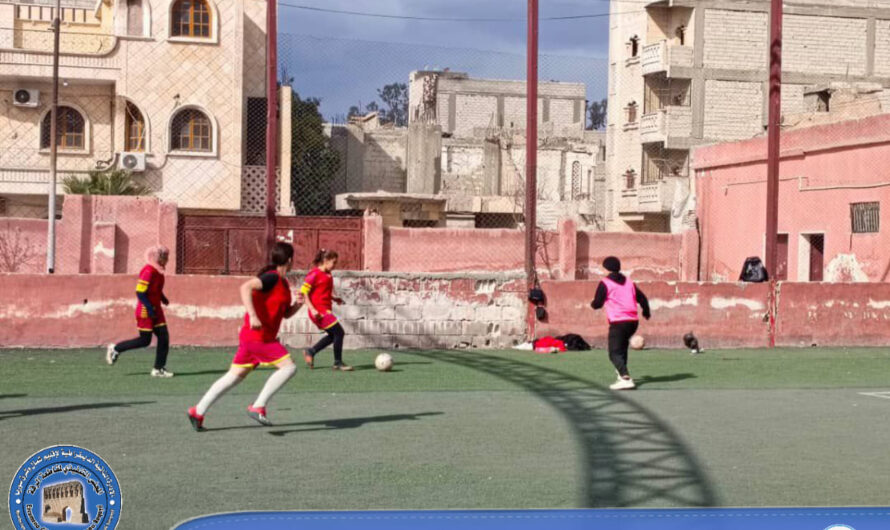 تنظيم مباراة كرة قدم ودية للسيدات بمناسبة يوم المرأة العالمي