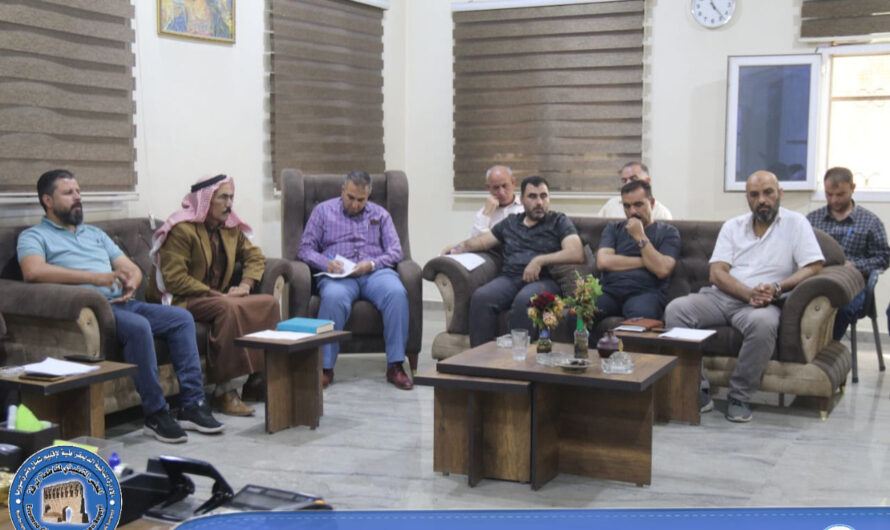 الاجتماع الشهري الرابع لهيئة الزراعة والري في مقاطعة الرقة
