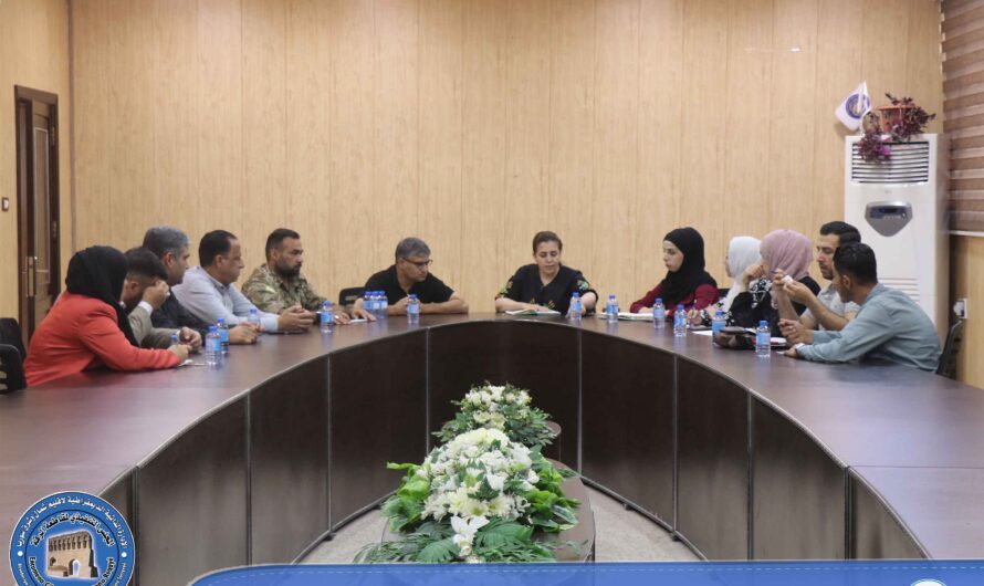عقد اجتماع لمناقشة إطلاق حملات توعوية حول النظافة العامة ضمن مدينة الرقة