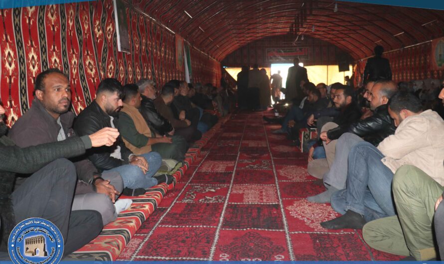 تأدية واجب العزاء لذوي الشهيد فراس محمد بيجو