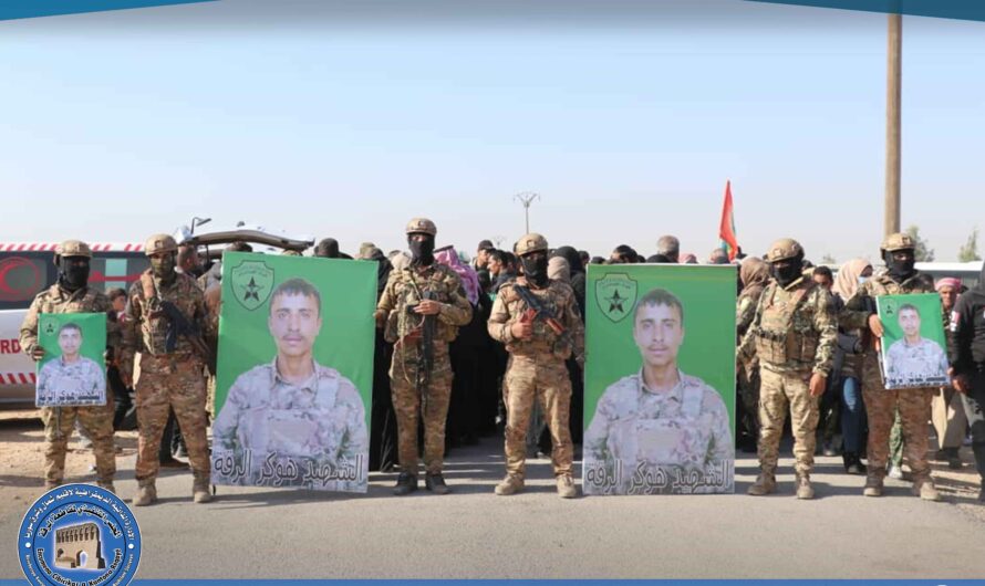 تشييع جثامين شهيدين من قوات الكوماندوس إلى مثواهم الأخير بمزار الحكومية