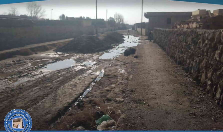 بلدية الحوس تردم الطرق المتضررة في الريف الشرقي