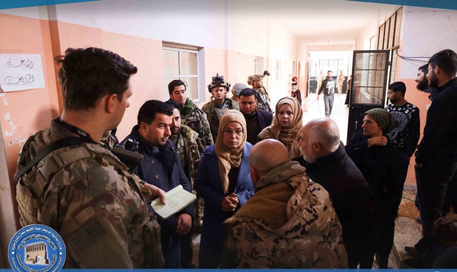 وفد من التحالف الدولي يزور مراكز إيواء المهجرين في عفرين والشهباء