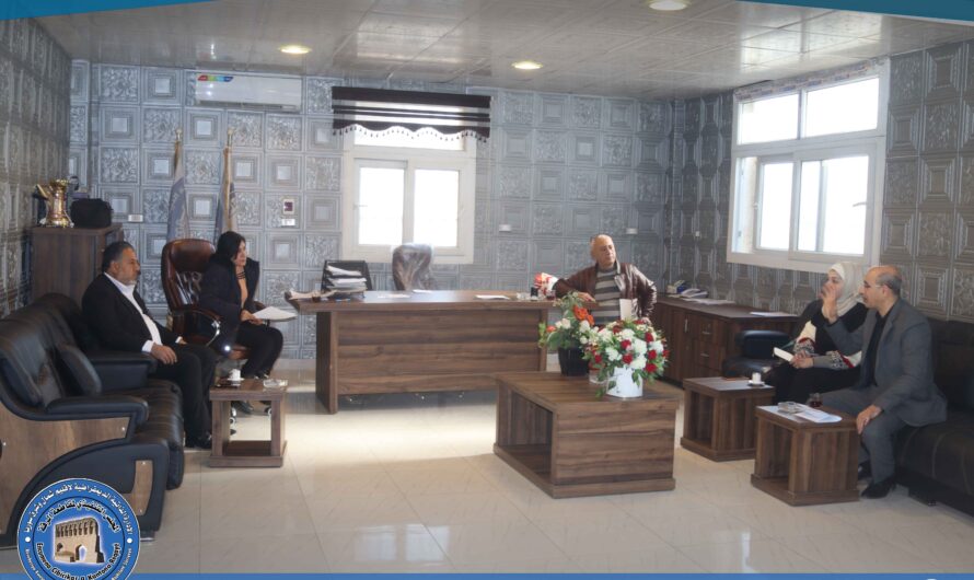 اجتماع لمناقشة آلية عمل هيئة الصحة ضمن الملعب البلدي ومراكز الإيواء