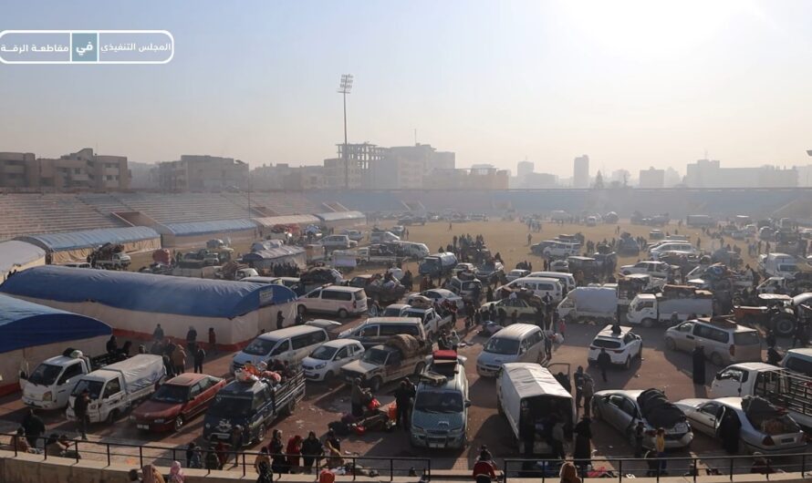 استمرار استقبال المهجرين قسـ.ـراً في الرقة وسط جهود حثيثة لإدارة الأزمـ.ـة الإنسانية