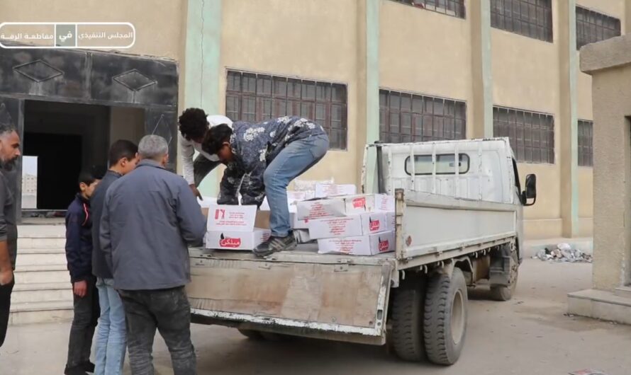 تكثيف الجهود الإغاثية لدعم المهجرين قسراً من عفرين والشهباء