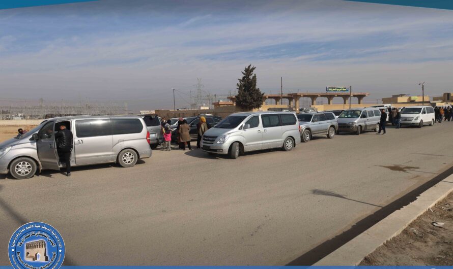 مدنيين يتوجهون إلى سد تشرين للمطالبة بوقف المعارك