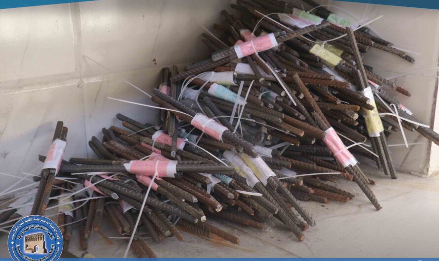 مخبر فحص المعادن يواصل عمله لضمان جودة وسلامة المنشآت