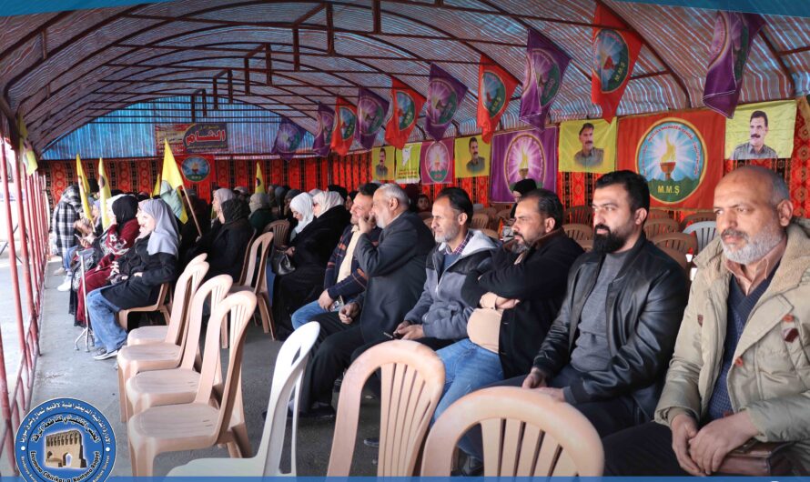 تنظيم خيمة اعتصام تنديداً بالمؤامرة الدولية على القائد