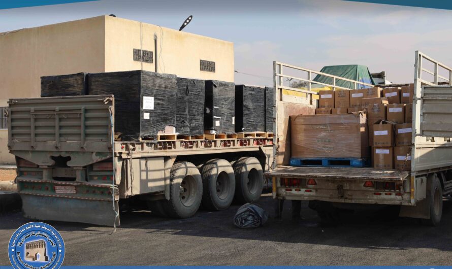 تقديم مساعدات إنسانية لمهجري عفرين والشهباء