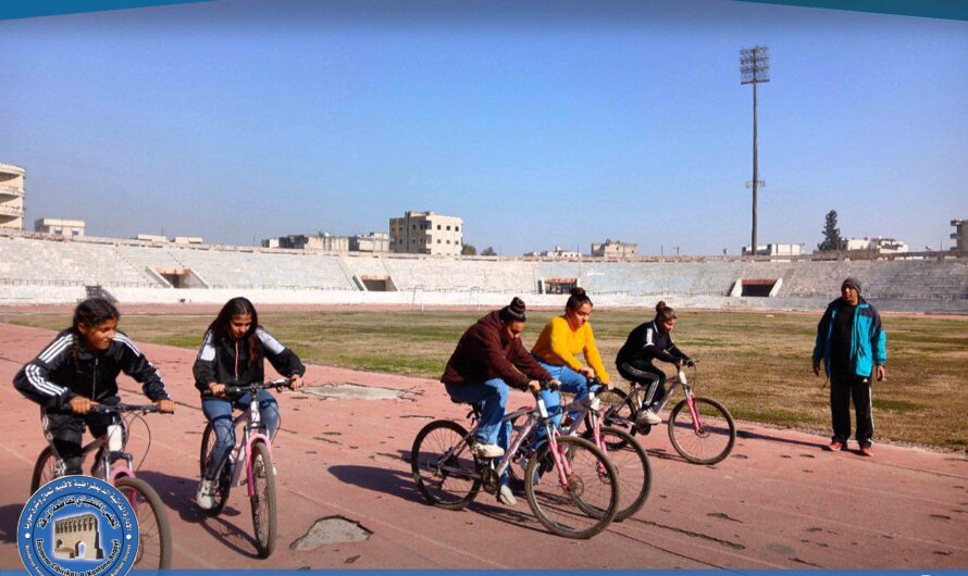 هيئة الشباب والرياضة تنظم سباق دراجات هوائية للسيدات في الرقة