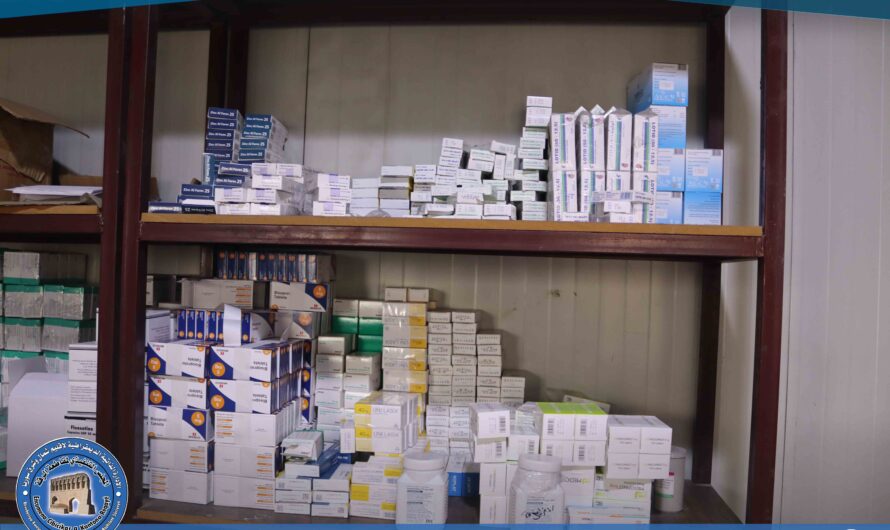 تسليط الضوء على عمل قسم الصيدلية في المشفى الوطني