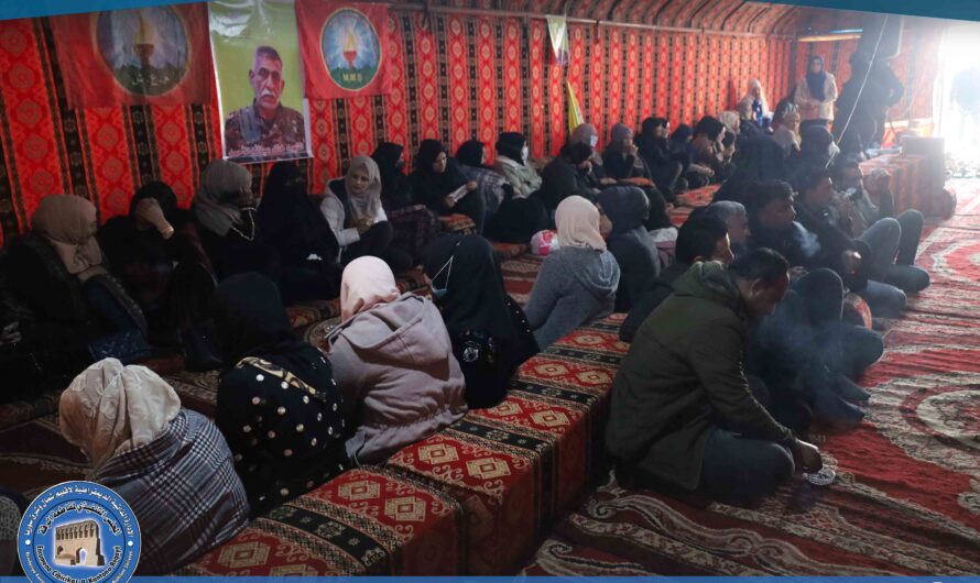 تأدية واجب العزاء لذوي الشهيد خالد عطا الله الأحمد