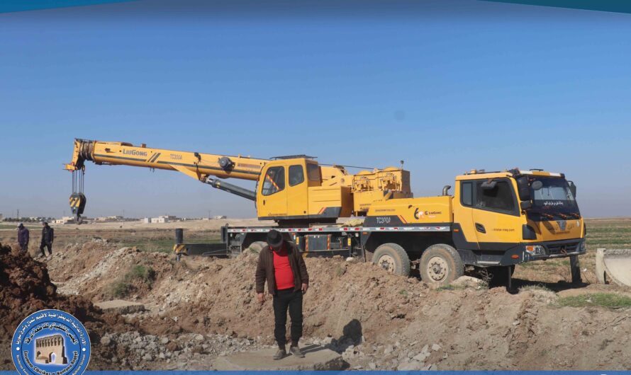 مكتب الري يواصل أعمال الصيانة لمعالجة الأقنية المتضررة