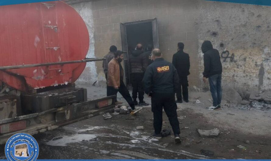 إخماد حريق نشب في محولة كهربائية بالقرب من برج الساعة