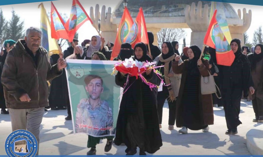 تشييع جثمان الشهيد بشار خليف الصياح إلى مثواه الأخير بمزار الحكومية