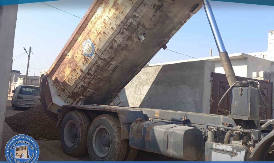 مديرية الخدمات الفنية تواصل أعمال تسوية الشوارع ودعم حملات النظافة في الرقة