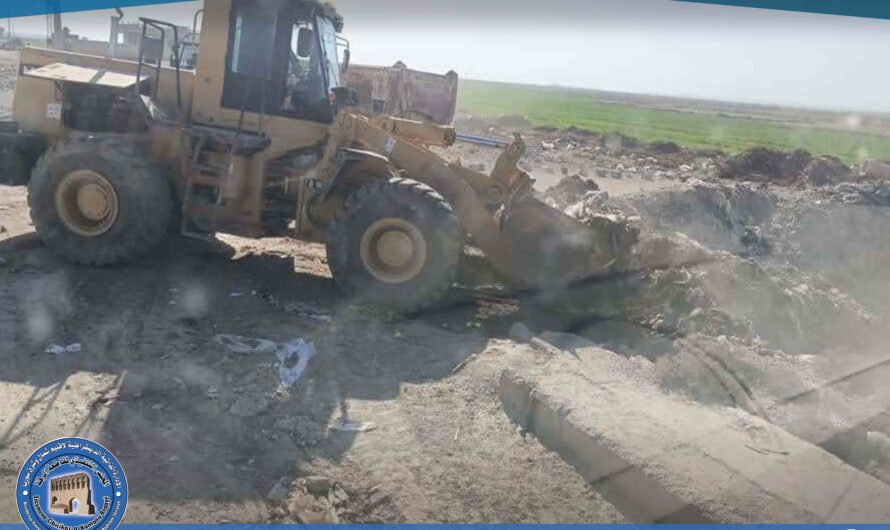 بلديات حزيمة والحمرات تطلق حملة نظافة لترحيل المكبات العشوائية