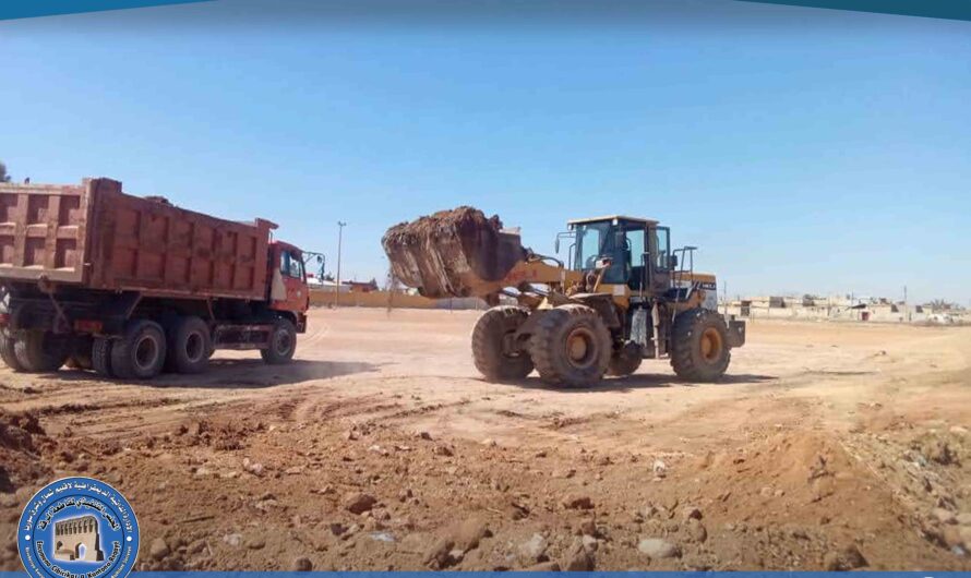 مديرية الخدمات الفنية تواصل ترميم الشوارع وتدعم بلديات الريف