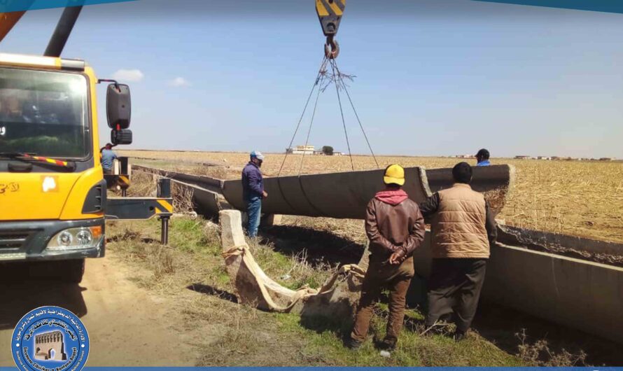 هيئة الاقتصاد والزراعة تواصل أعمال صيانة الأقنية المائية لضمان استمرارية الري