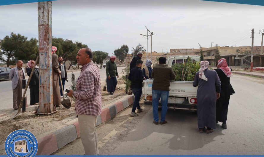 هيئة البيئة ومجلس السبخة ينظمان مبادرة تشجير لتعزيز المساحات الخضراء