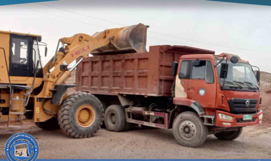 مديرية الخدمات الفنية تواصل دعم بلدية مزرعة العدنانية لترميم الطرق