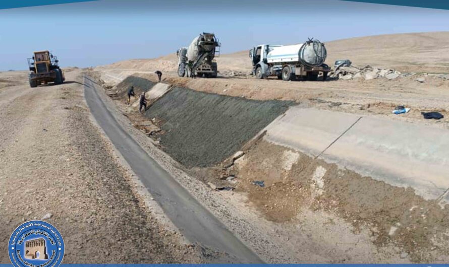 إعادة تأهيل قناة البليخ وإعادتها للخدمة بعد أضرار السيول