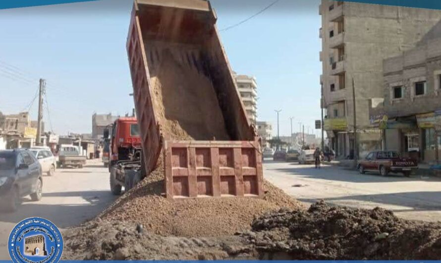 مديرية الخدمات الفنية تواصل دعم البلديات في الرقة