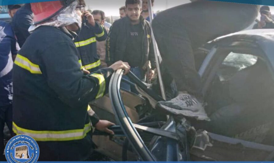 إنقاذ شخص عالق بسيارته إثر حادث سير على الجسر الجديد