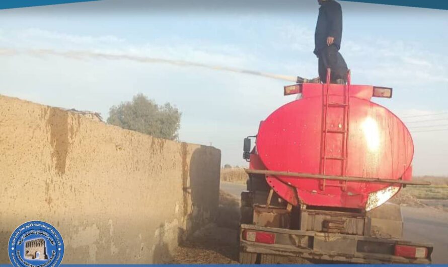 إخماد حريق نشب في معمل بلاستيك بحويجة السوافي