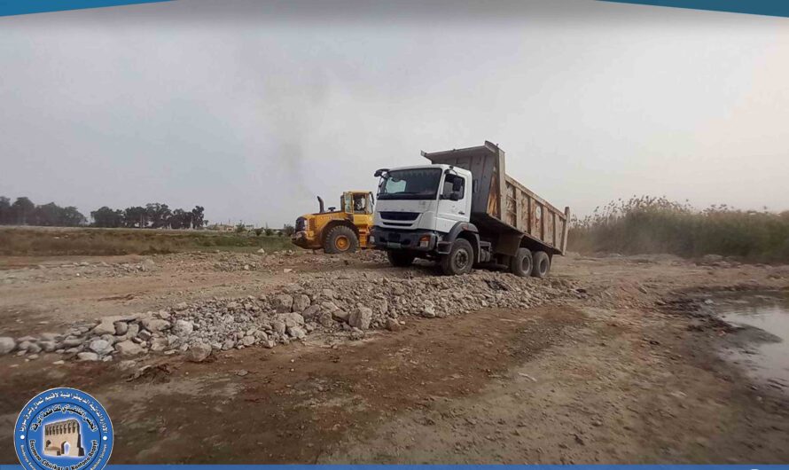 بلدية الشعب بالرقة تطلق حملة لتنظيف وتنظيم سرير النهر