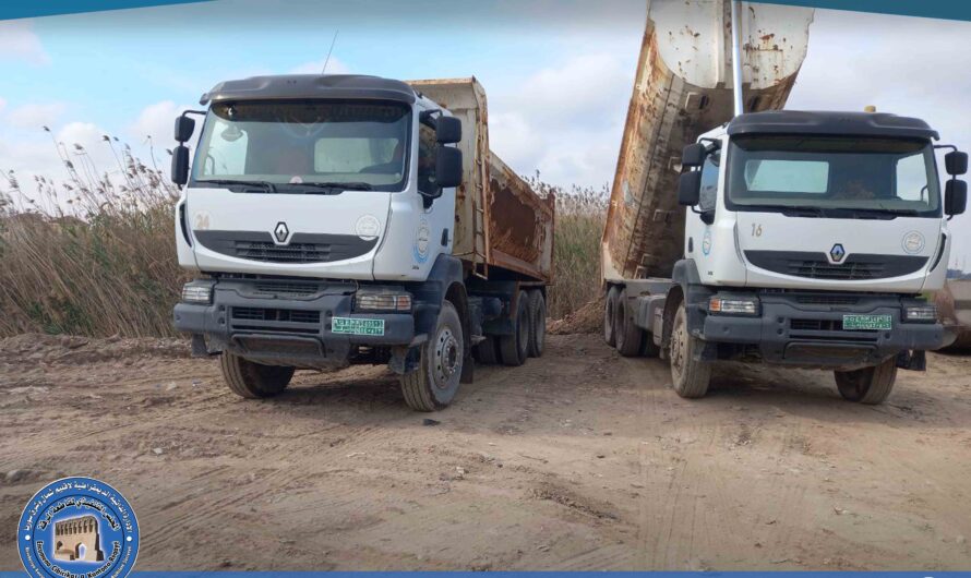 بلدية الشعب بالرقة تواصل أعمال تحسين البنية التحتية وتنظيف المدينة