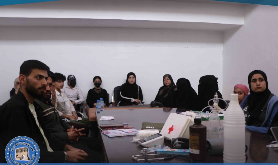 افتتاح دورة تدريبية ثانية في مجال الإسعافات الأولية بمركز الأنشطة الشبابية في الرقة