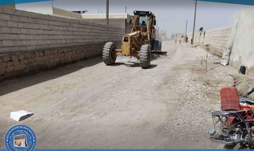 مديرية الخدمات الفنية تواصل دعم البلديات بالمعدات الفنية اللازمة