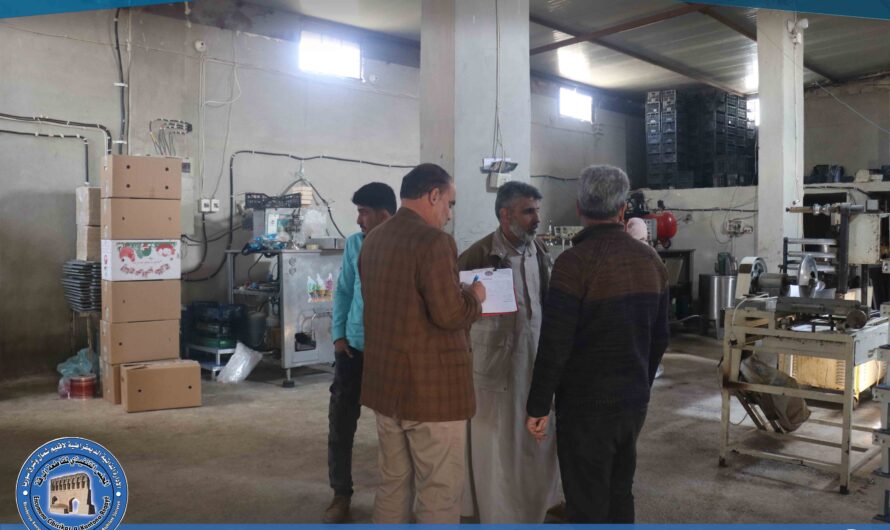 لجنة الصناعة تُكثّف جولاتها الميدانية لمراقبة المعامل وتفعيل شروط النظافة والترخيص