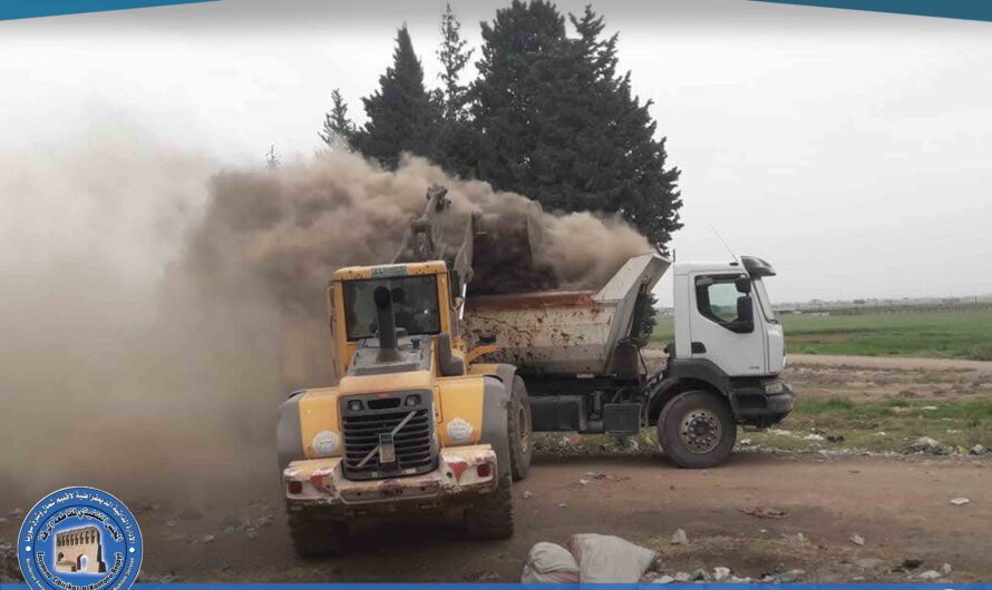 اتحاد البلديات يواصل أعمال حماية مجرى نهر الفرات ودعم البلديات بالمعدات