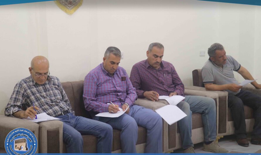 مكتب الري يعقد اجتماعه الشهري لمناقشة التحديات وتطوير الأداء