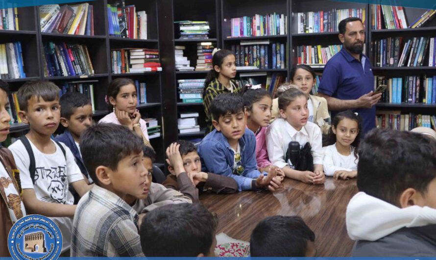 المكتبة الوطنية بالرقة تستقبل طلاب مدرسة حذيفة بن اليمان ضمن برنامج لتعزيز حب القراءة