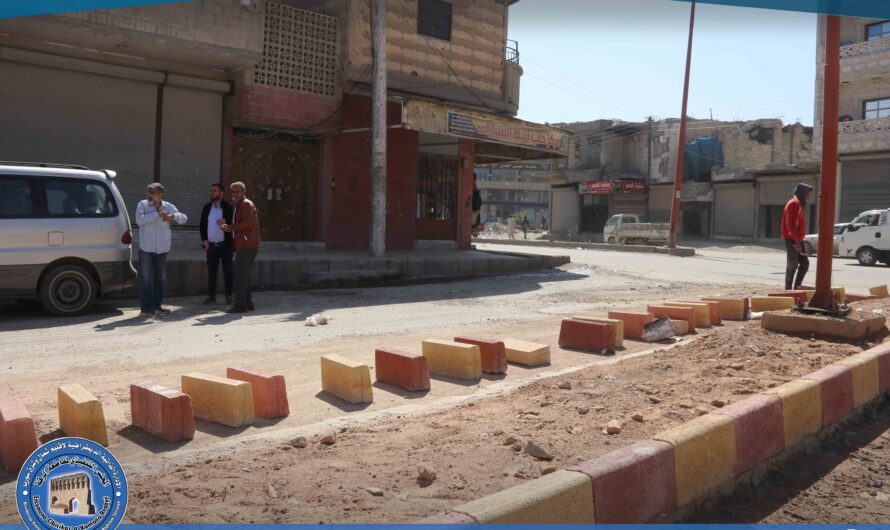 بلدية الشعب تطلق حملة ترميم لمنصفات الشوارع