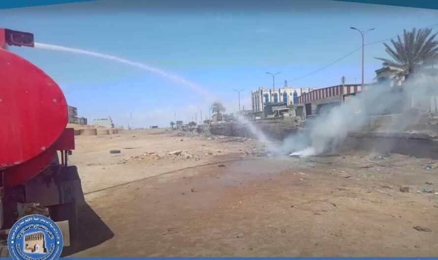 إخماد حريق في منطقة السور دون إصابات بشرية