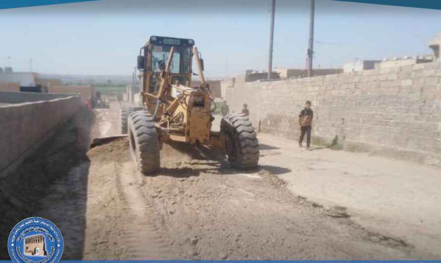 بلديتا الكرامة والحمرات تواصلان تحسين الواقع الخدمي في ريف الرقة الشرقي