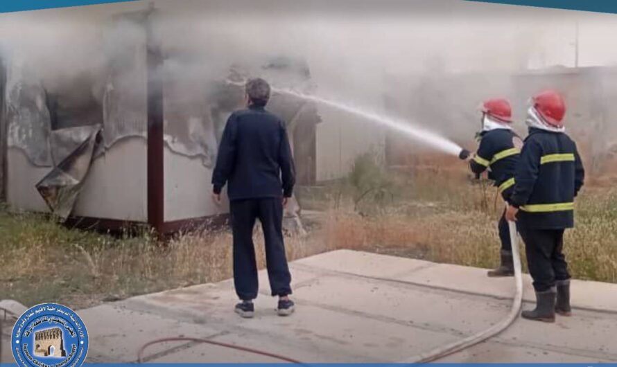 إخماد حريق نشب في مستوصف مزرعة القحطانية دون تسجيل إصابات
