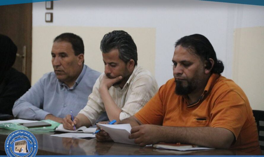 هيئة التربية والتعليم في الرقة تعقد اجتماعها الشهري لمتابعة سير العمل وتطوير العملية التعليمية