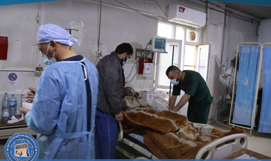 قسم العناية المشددة في مشفى الرقة الوطني يواصل تقديم خدماته الطبية المجانية