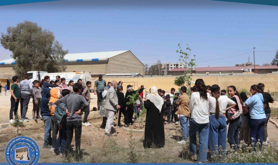 الرقة تطلق حملة تشجير بمناسبة عيد ميلاد القائد أوجلان