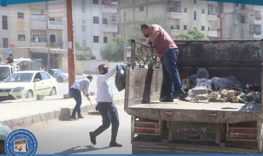 استمرار حملة النظافة في يومها الثالث على التوالي
