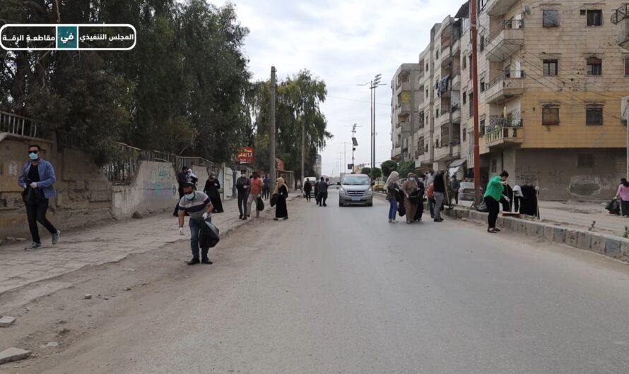 حملة النظافة في الرقة تواصل نشاطها لليوم الثاني