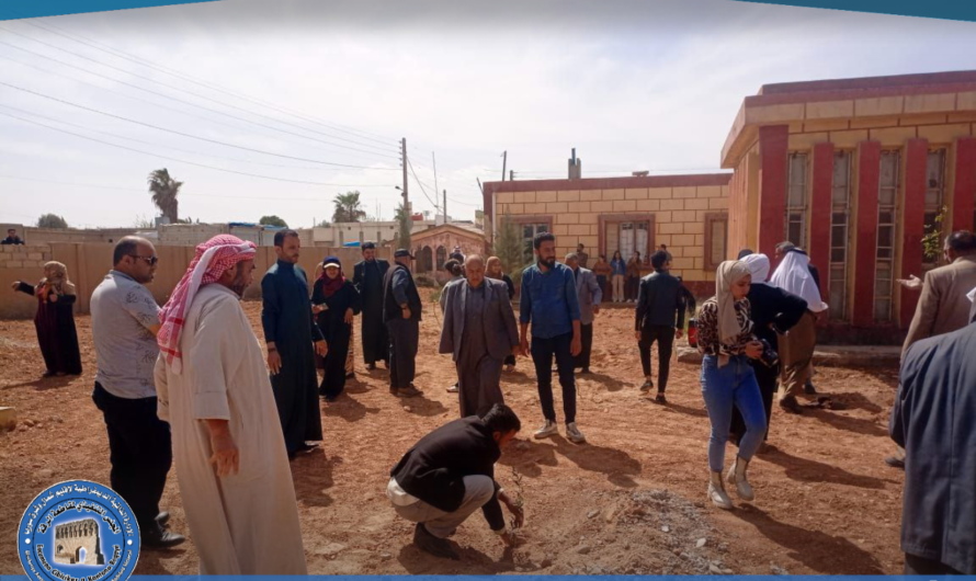 بلدية حزيمة تشارك في حملة تشجير احتفاءً بميلاد القائد