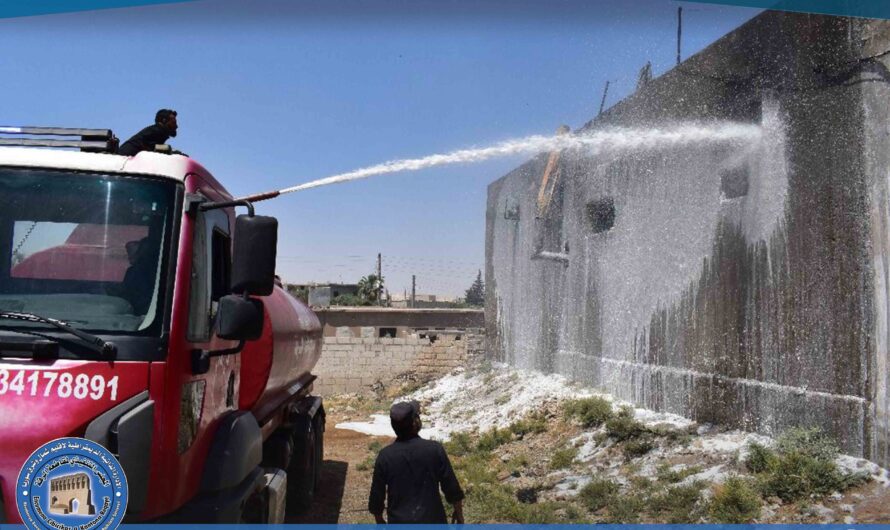 إخماد حريق في فرن بريف الرقة الشمالي دون وقوع إصابات